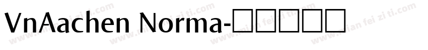 VnAachen Norma字体转换